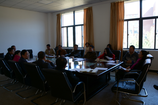 校黨委張勁松副書記帶隊(duì)到我院檢查考核2015年度黨風(fēng)廉政建設(shè)工作