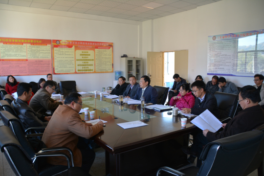 校黨委張勁松副書記帶隊(duì)到我院檢查考核2015年度黨風(fēng)廉政建設(shè)工作